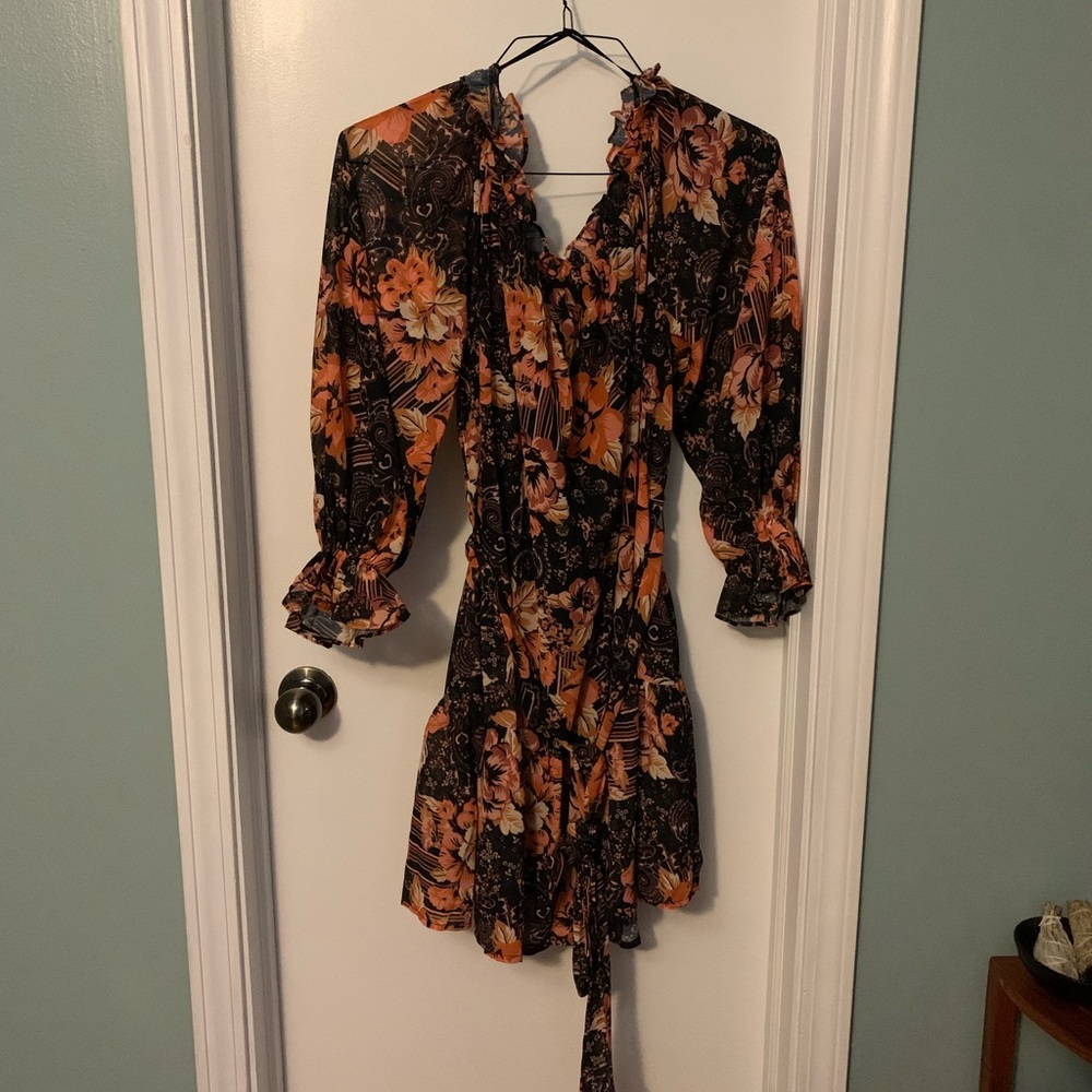 NWT Baltic Born Floral Dress with Ties